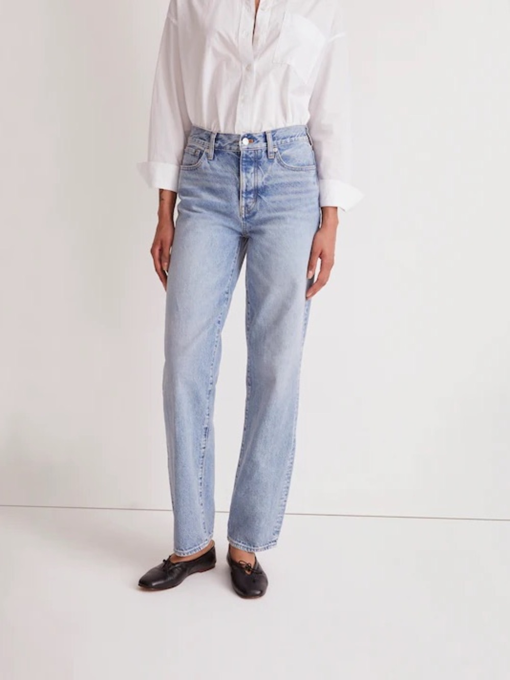 Madewell Low-Slung Straight Jeans